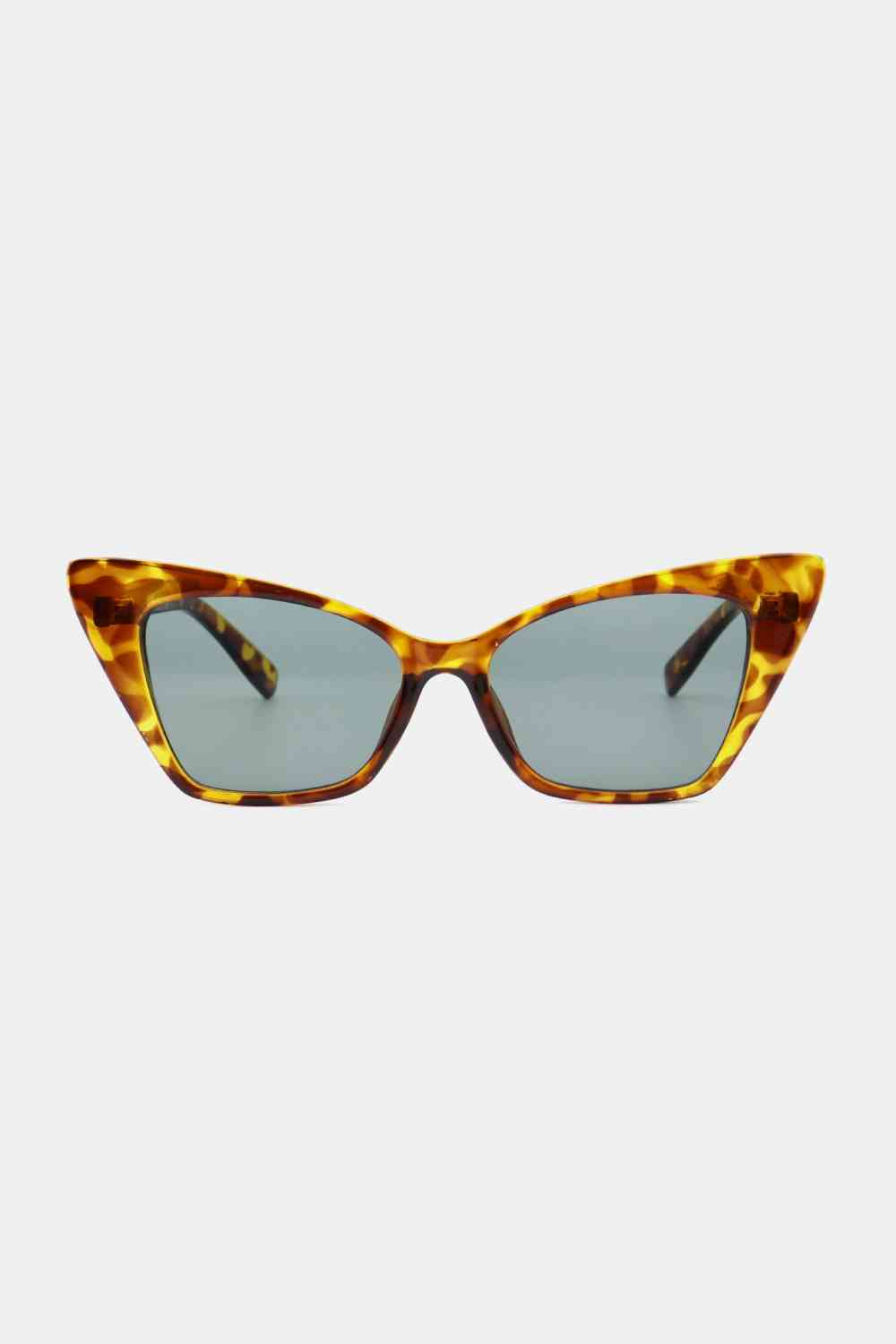 UV400 Cat Eye Sunglasses with acetate lenses and polycarbonate frame, including protective case.