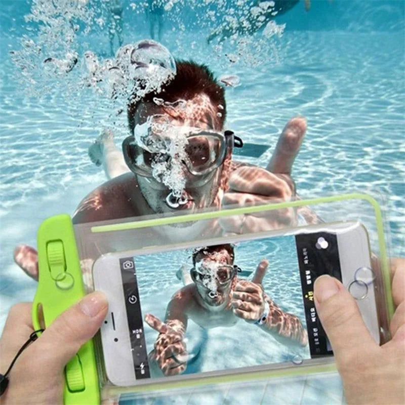 Waterproof Phone Pouch Drift Diving Swimming Bag – Underwater Dry Bag Case Cover for Phones