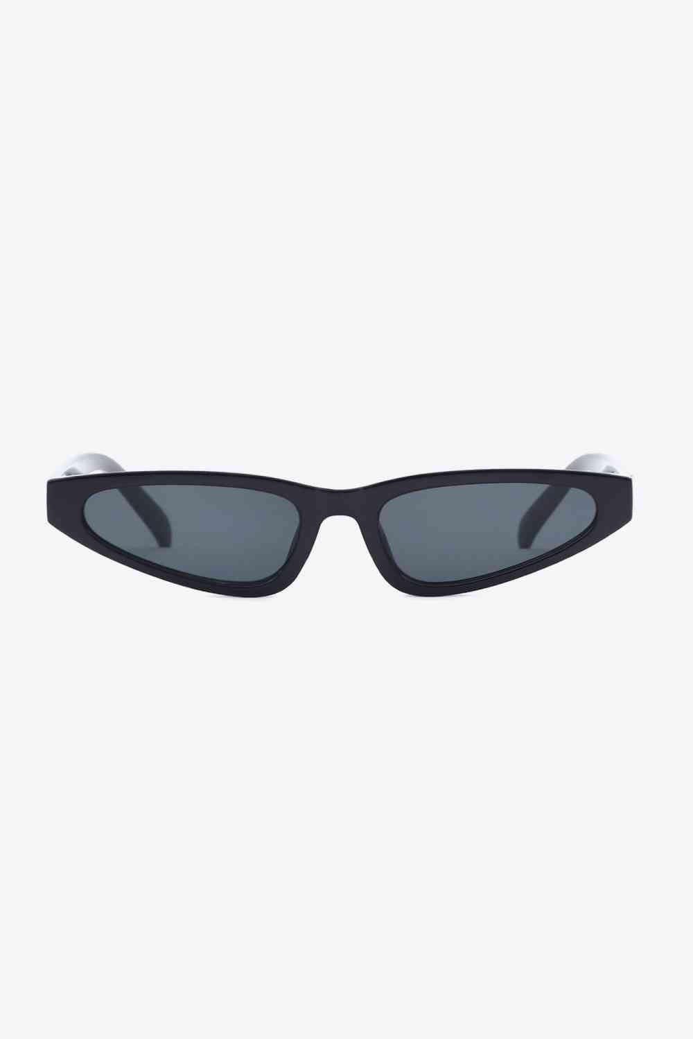 Polycarbonate Frame UV400 Cat Eye Sunglasses with acetate lenses and UV protection.