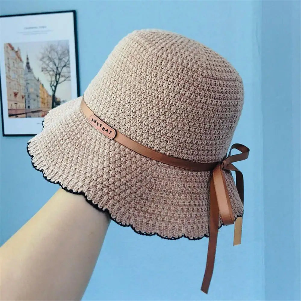 Natural Raffia Wide Brim Sun Hat