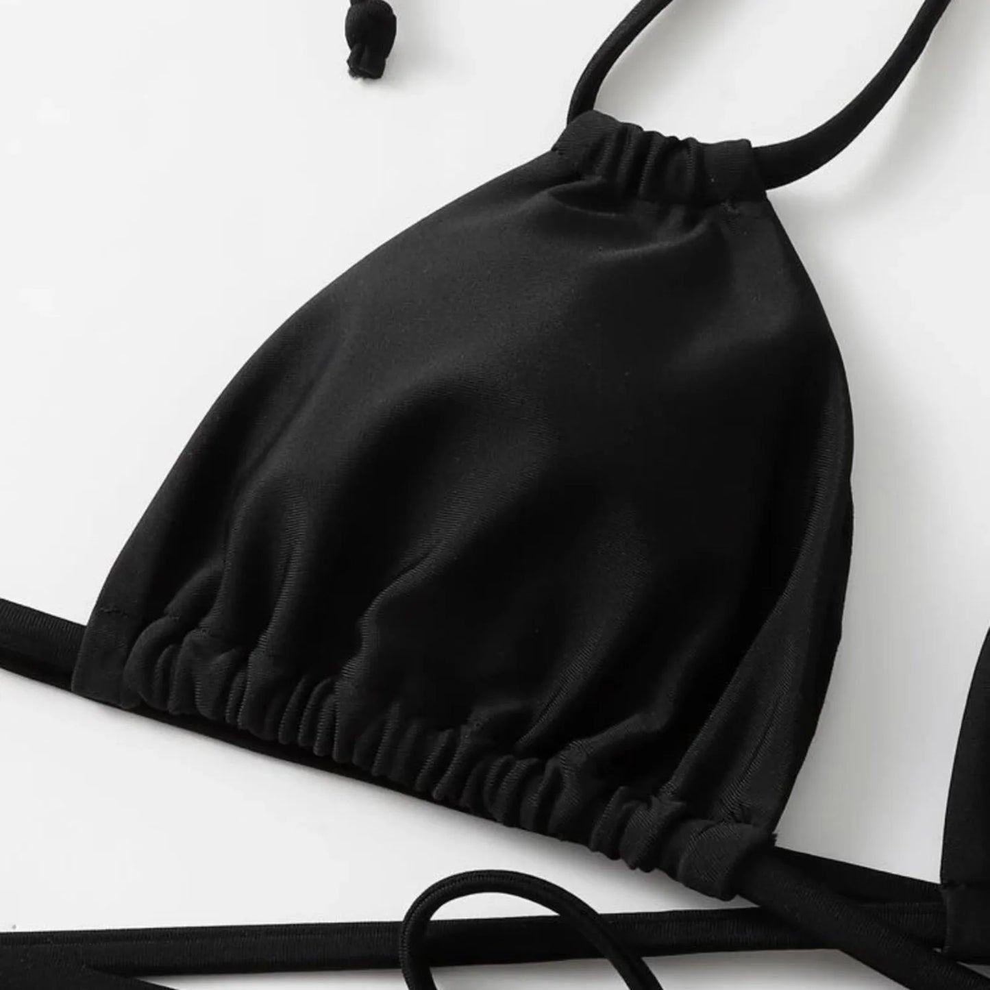 "Solid Color Women’s Bikini Set"
"Sexy Three-Piece Beach Bikini"
"Adjustable Strap Swimwear for Women"