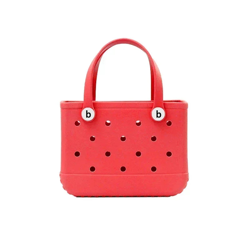 Kids Mini Beach Bogg Bag – Summer Storage Basket Tote