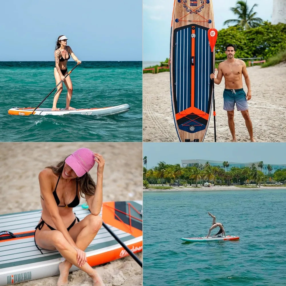 11' Inflatable Stand Up Paddle Board with Balanced Wing Design
