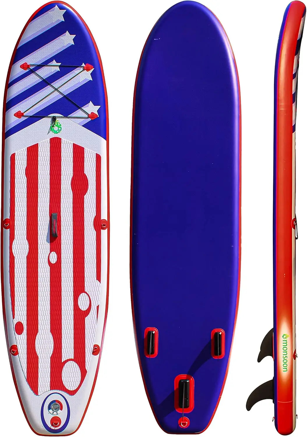 "XMSJ Inflatable SUP board with accessories and carry bag"
"Premium paddleboard with adjustable paddle and hand pump"
"Quick inflate deflate valve for paddleboard"