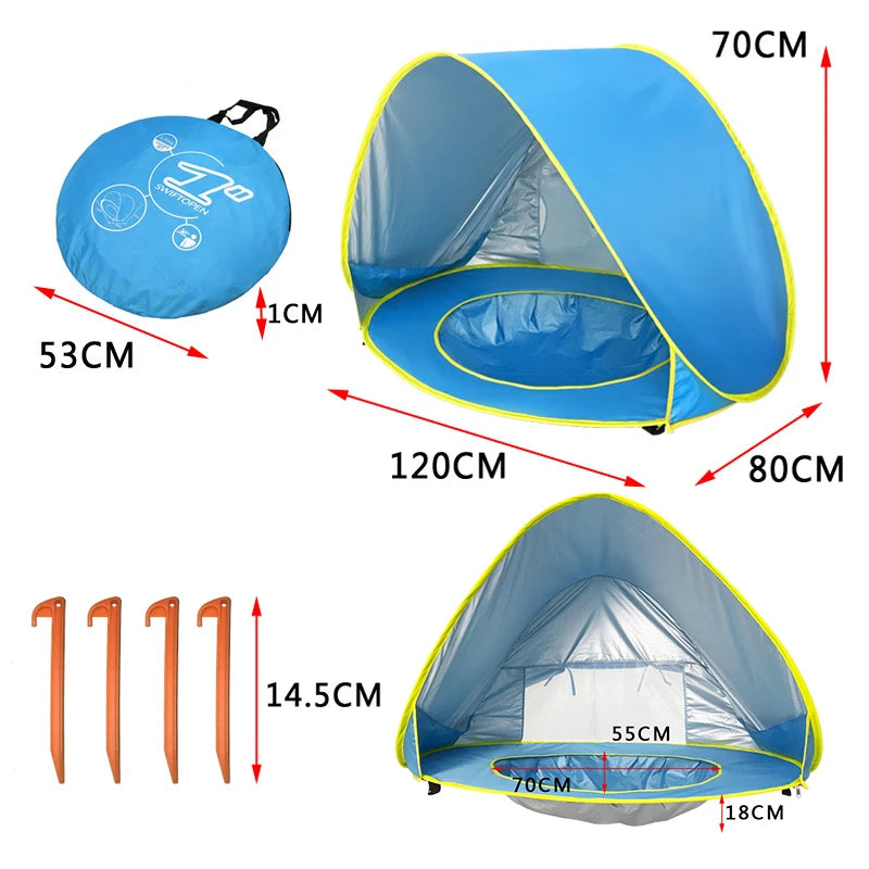Baby Beach Tent with Pool