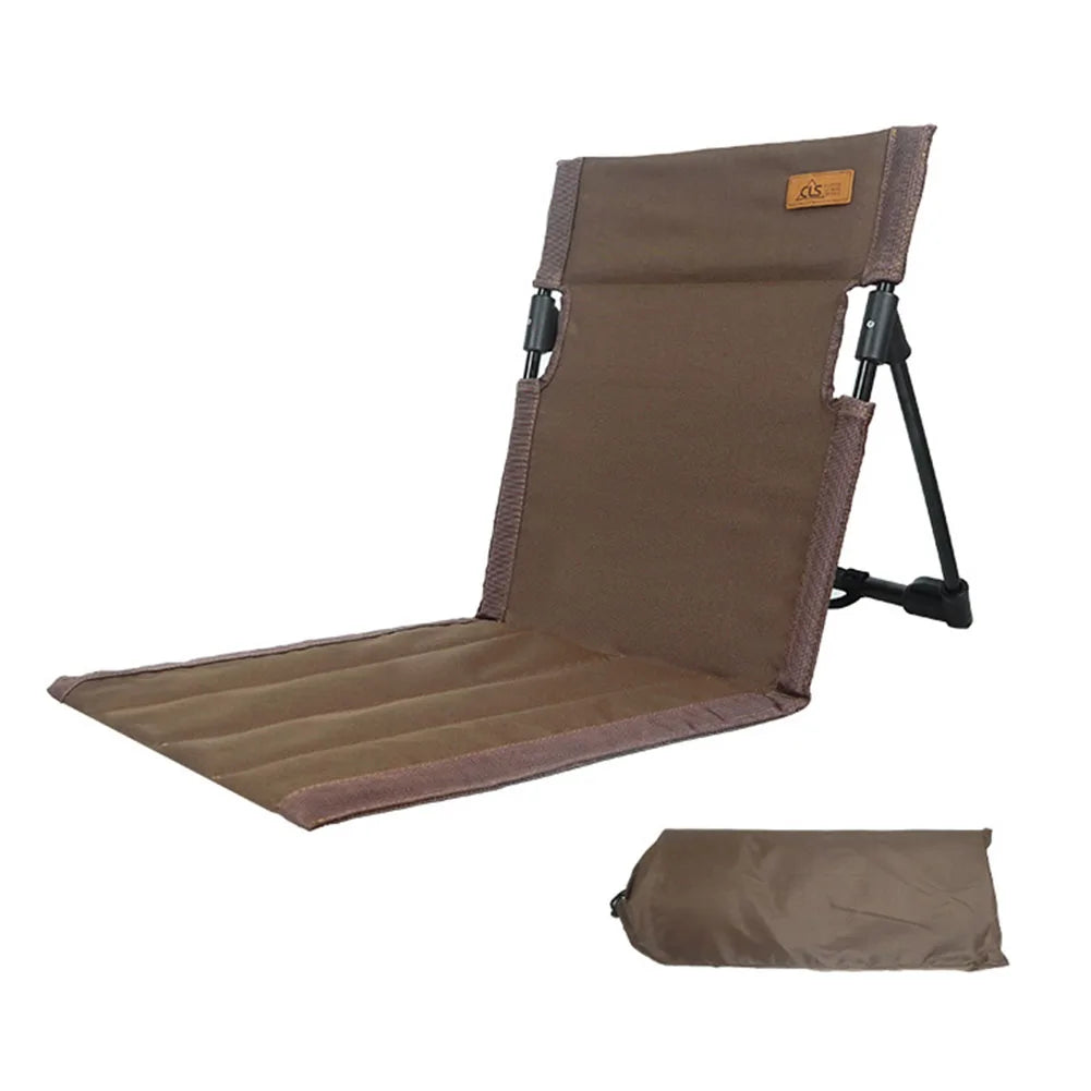 Portable Beach Chair Camping Chair – Ergonomic Design, Lightweight, Oxidation-Resistant, Stable Frame for Picnic, Barbecue & Outdoor Activities