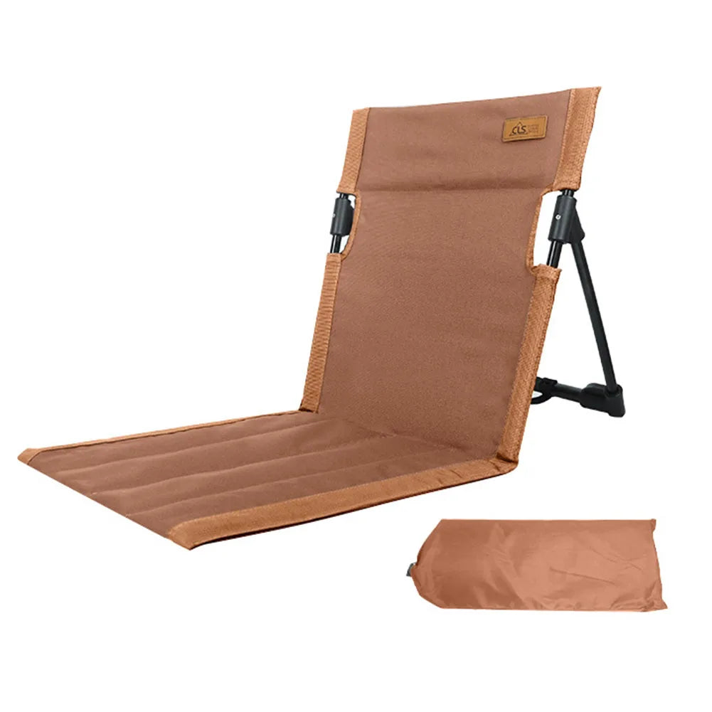 Portable Beach Chair Camping Chair – Ergonomic Design, Lightweight, Oxidation-Resistant, Stable Frame for Picnic, Barbecue & Outdoor Activities