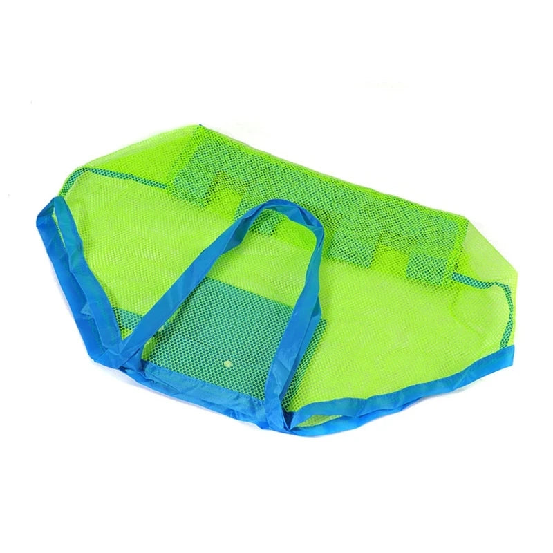 Sand Away Portable Mesh Bag – Large Beach Bag for Toys, Towels, and Cosmetics