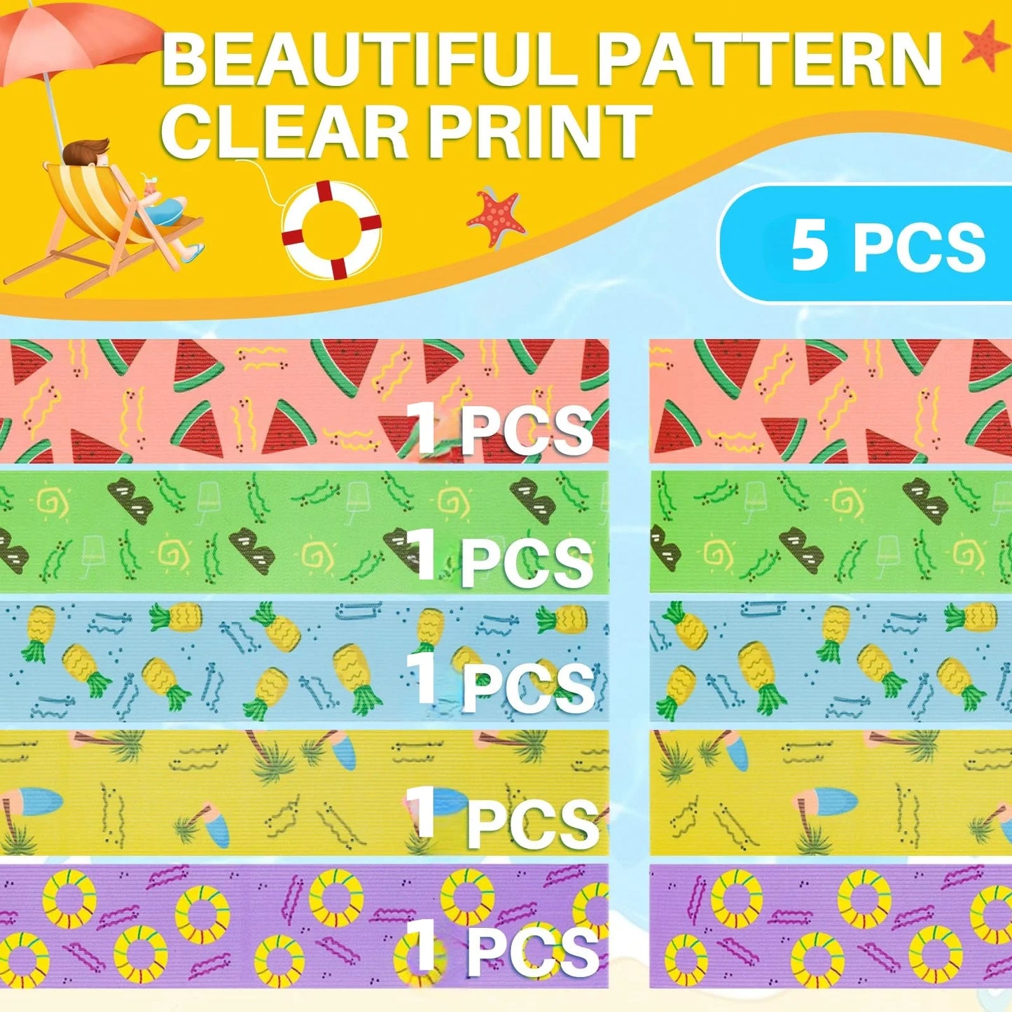 Towel Bands for Beach Chairs – 2 Pieces