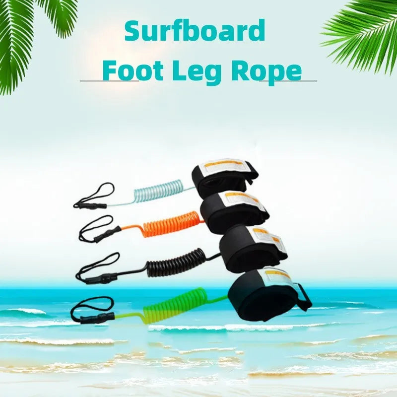 Coiled Surf Leash for Surfboard & Paddle Board