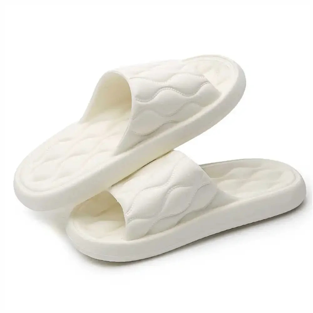 Sporty Quilt-Pattern Slippers