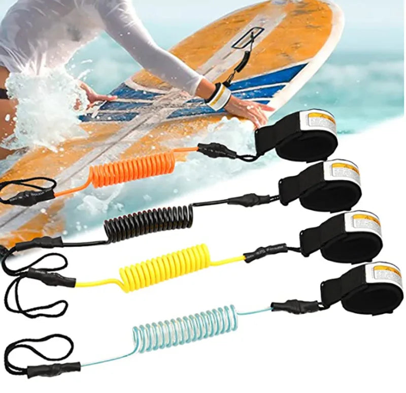 Coiled Surf Leash for Surfboard & Paddle Board