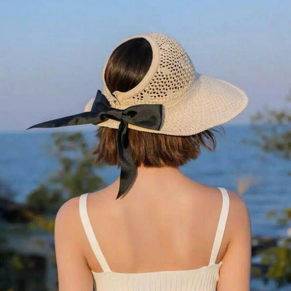 Natural Raffia Wide Brim Sun Hat