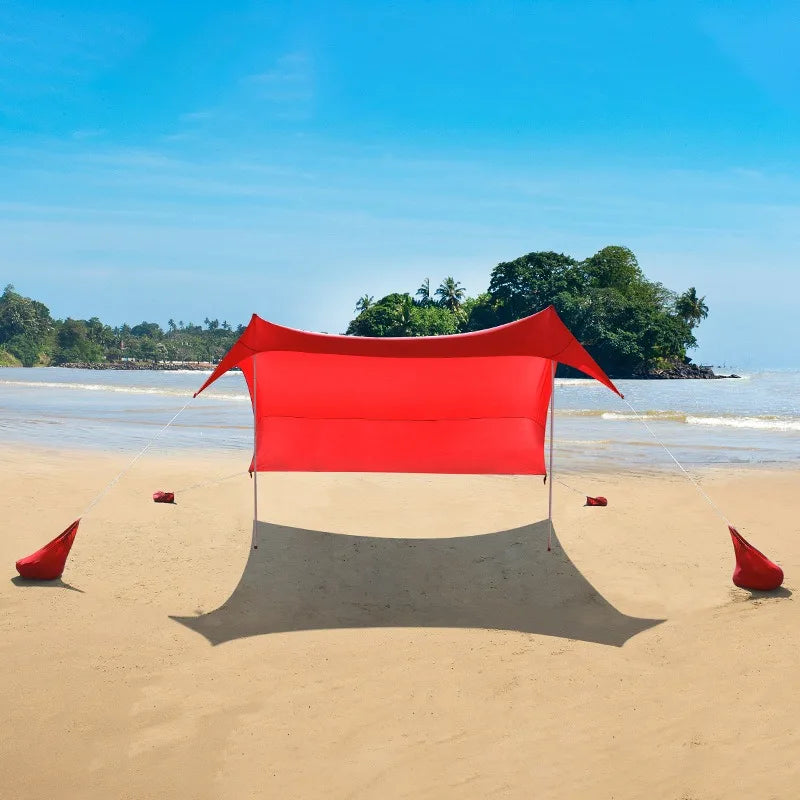Traveler's Beach Tent Lycra Canopy for Sunshade, Sunscreen, and Cooling Outdoor Beach Camping and Fishing Canopy