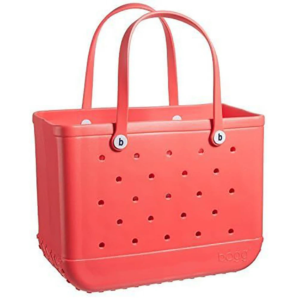 Durable Waterproof EVA Beach Bag with Solid Color & Fashion Hole Design – Portable Handbag for Swimming, Sports, Shopping & Outdoor Activities