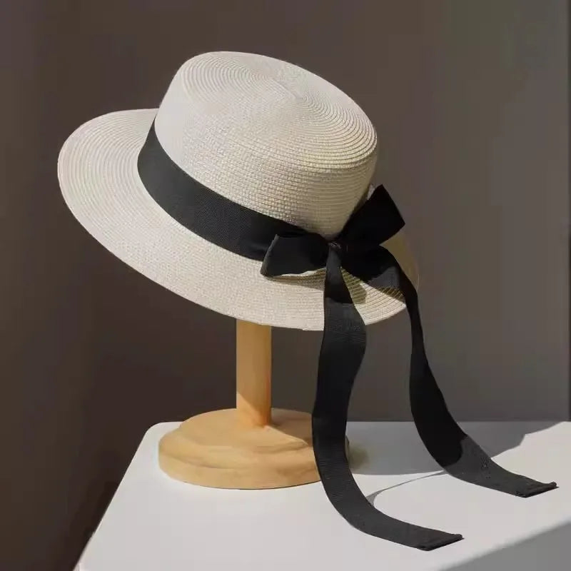 Natural Raffia Wide Brim Sun Hat