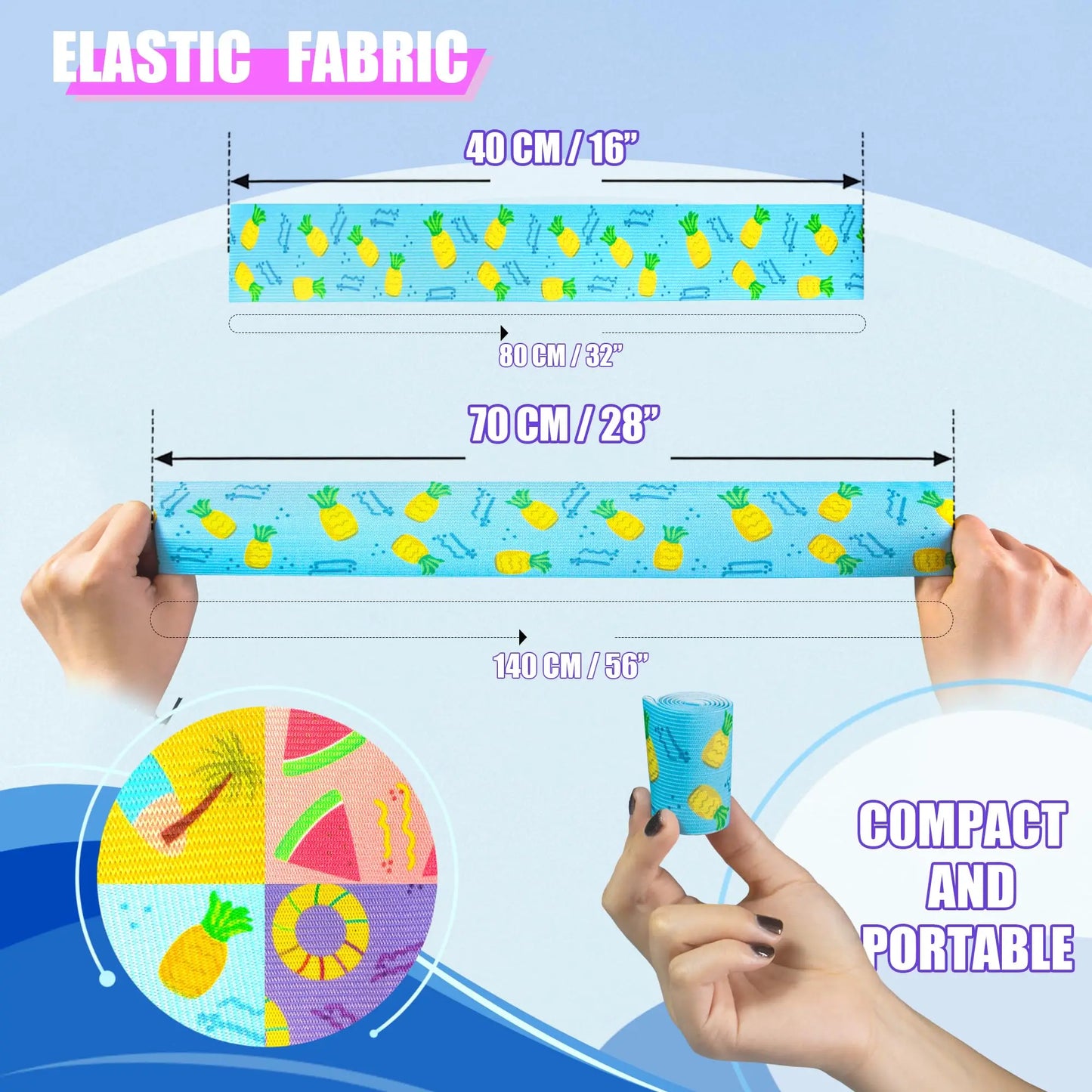 Towel Bands for Beach Chairs – 2 Pieces