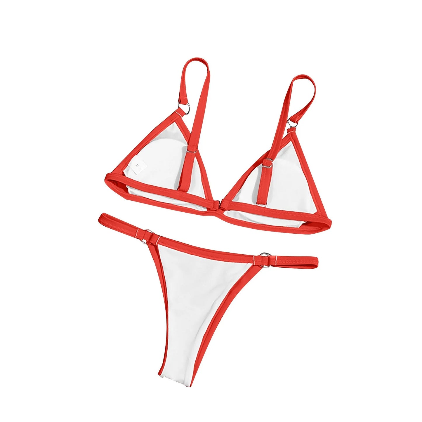 "Sexy Solid Color One-Piece Bikini with Hollow Design"
"Women’s Halter Swimsuit with Wire-Free Support"
"Low Waist Sexy Bikini Swimsuit for Summer"