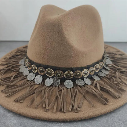 Boho Sun Hat - Flower Straw Hat for Summer | Wide Brim Beach Hat for Vacation & Sun Protection