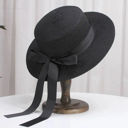 Natural Raffia Wide Brim Sun Hat